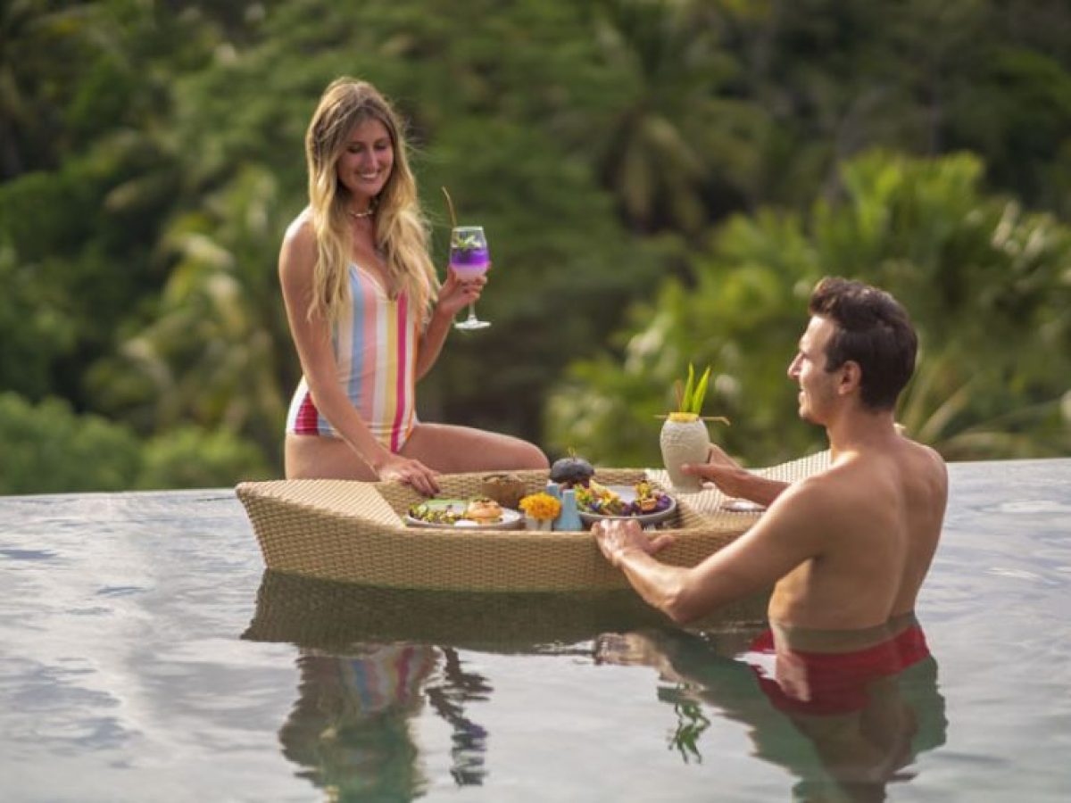 Floating Breakfast at Adiwana Ubud