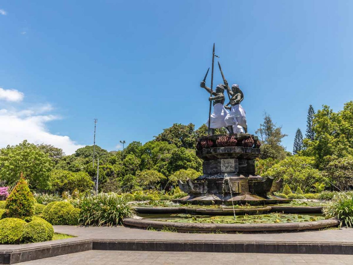 Puputan Badung Statue located at Denpasar City