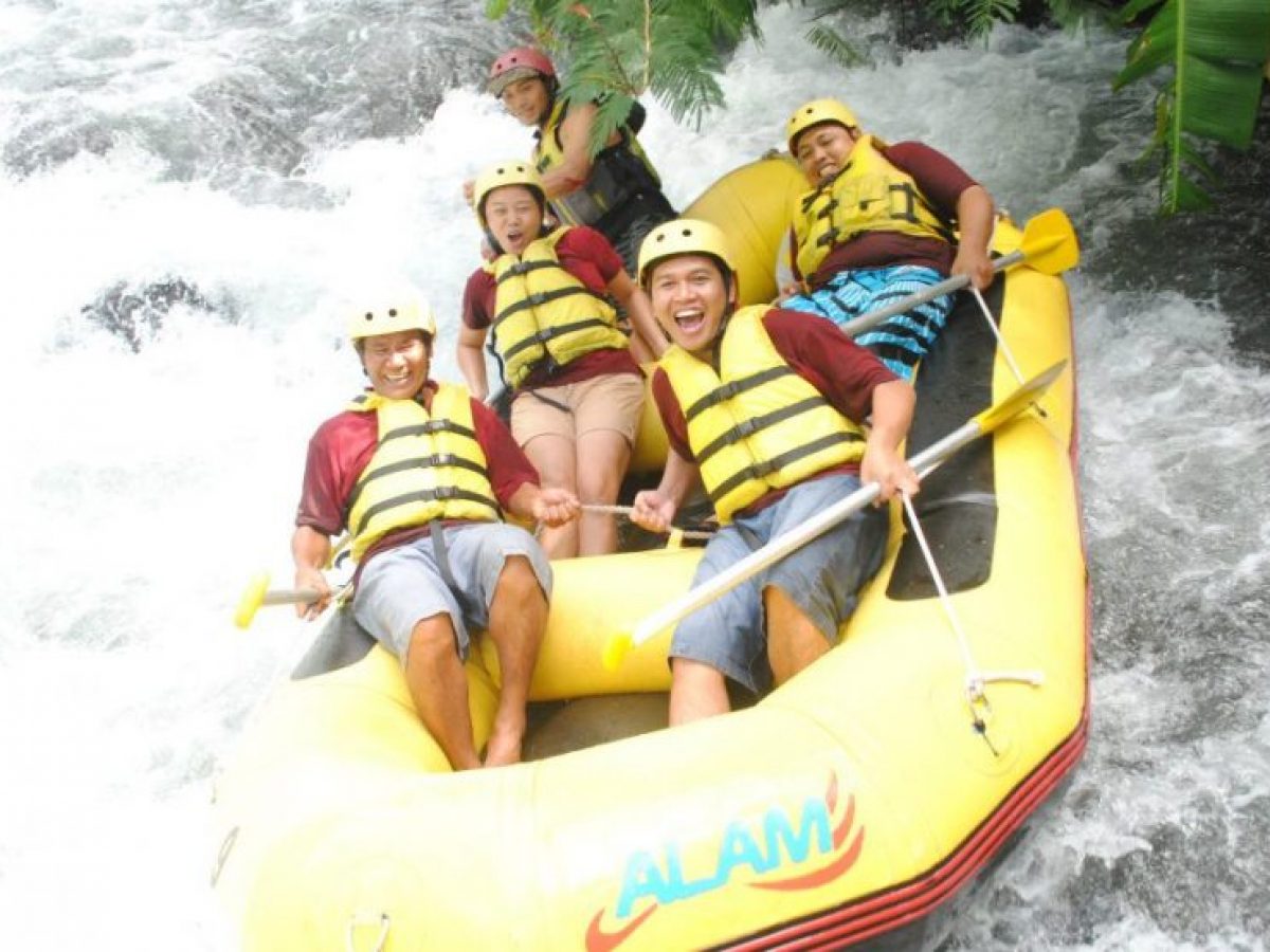 White Water Rafting at Telaga Waja